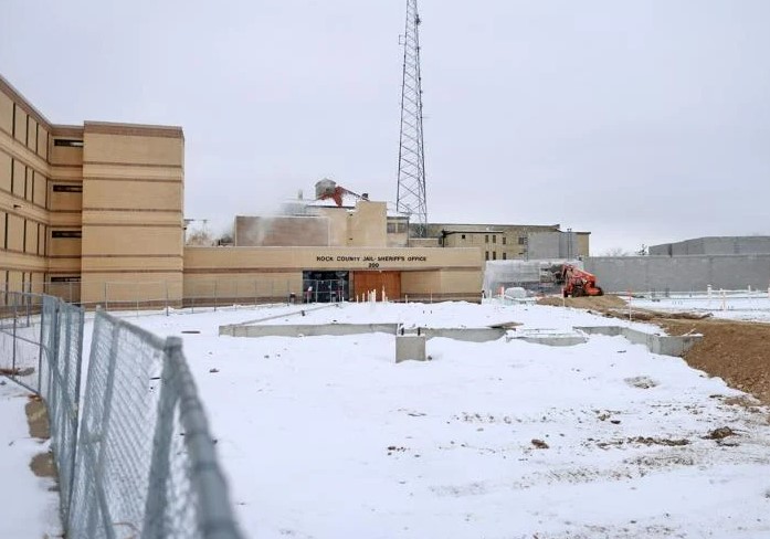 Construction Underway on Expanded Rock County Sheriff's Office, Jail Buildings